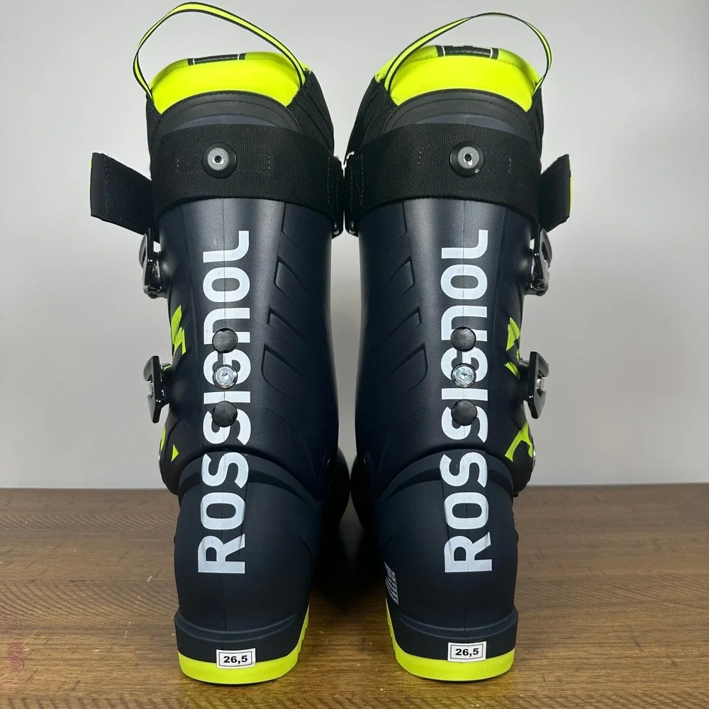 Rossignol Allspeed 100 Ski Boots Mens 26.5 Dark Blue Flex 100 Alpine RBJ2130 NEW